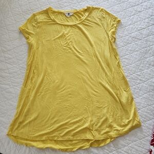 Les Amis Yellow Women's T-shirt, Size L